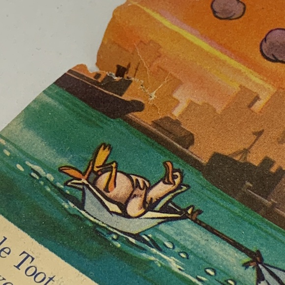 Vintage LITTLE TOOT by WALT DISNEY’S MELODY TIME record cover (only!) no record - Picture 15 of 16